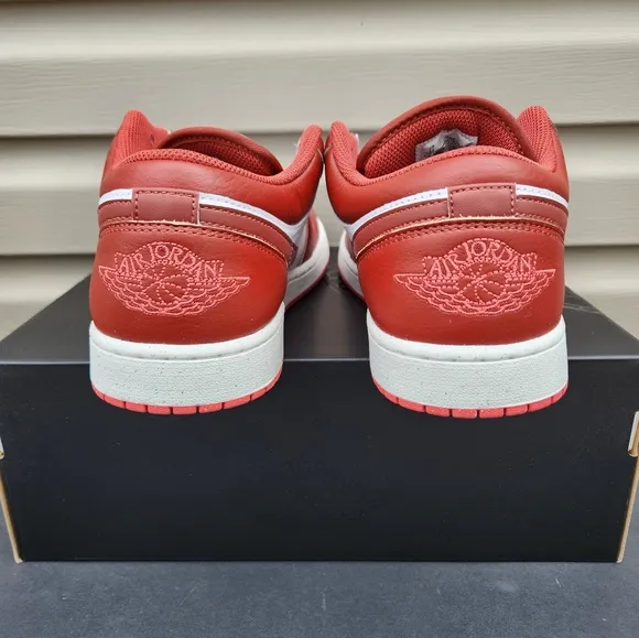 Nike Air Jordan 1 Low SE Shoes White Dune Red Lobster Men's Sizes NEW