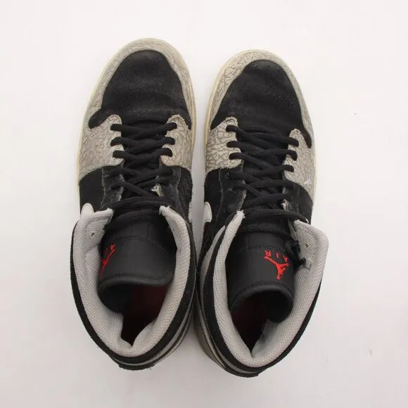 Nike Air Jordan 1 Mid Men's 10.5 Grey Elephant Toe Training Shoes DM1200-016