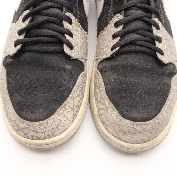 Nike Air Jordan 1 Mid Men's 10.5 Grey Elephant Toe Training Shoes DM1200-016
