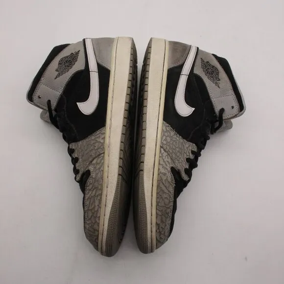 Nike Air Jordan 1 Mid Men's 10.5 Grey Elephant Toe Training Shoes DM1200-016