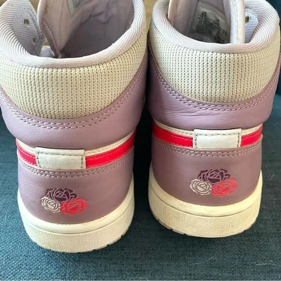 Nike Air Jordan 1 Mid Valentines Day Sneakers 8.5