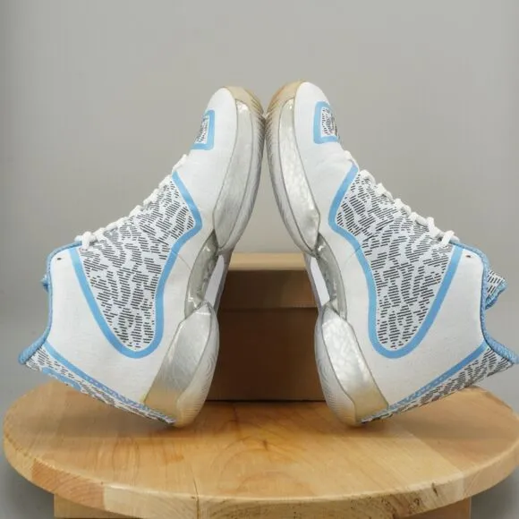 Nike Air Jordan 29 'Pantone' Mens Size 11.5 Shoes White Blue UNC Gift Of Flight