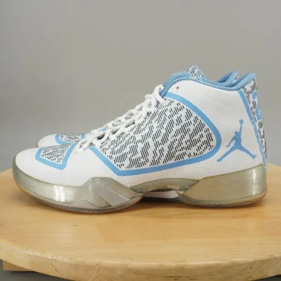 Nike Air Jordan 29 'Pantone' Mens Size 11.5 Shoes White Blue UNC Gift Of Flight