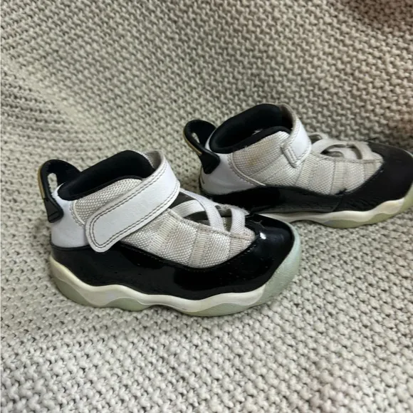 Nike Air Jordan 6‎ Rings Shoes White CW6997-100 Size 7C Toddler/Baby