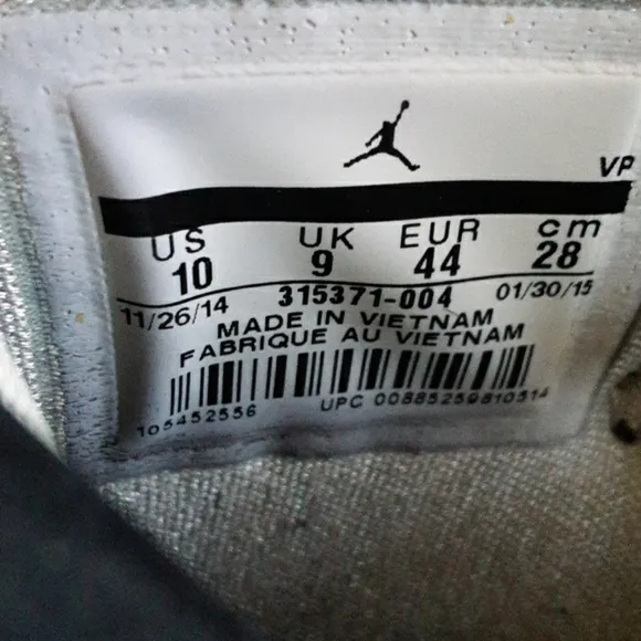 Nike Air Jordan Brooklyn Spizike Black Cement S...