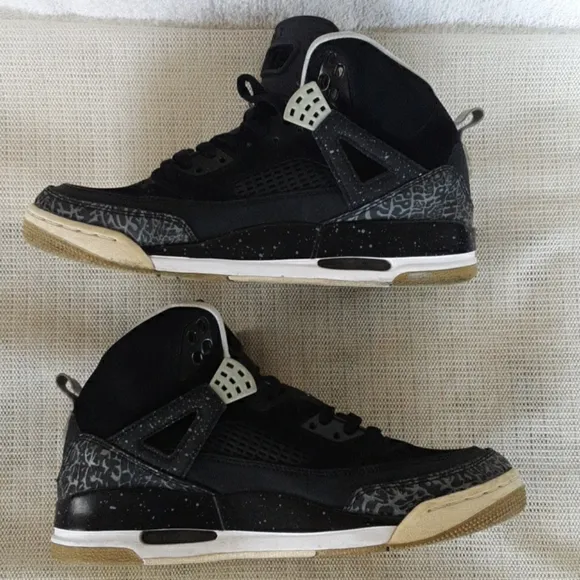Nike Air Jordan Brooklyn Spizike Black Cement S...