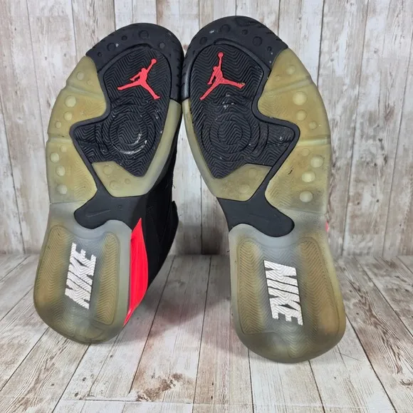 Nike Air Jordan Max 200 Basketball Shoes Sneakers Black Red Size 14