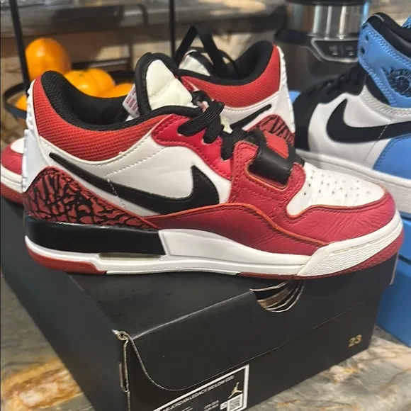 Nike Air Jordan Sneakers - Red and Blue