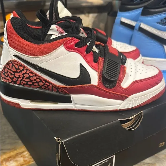 Nike Air Jordan Sneakers - Red and Blue