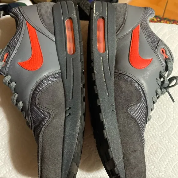 Nike air max 1 atomic orange / cool grey