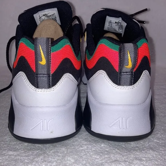 Nike Air Max 200 Rasta Shoes World Stage AT5627-100 Sz 10