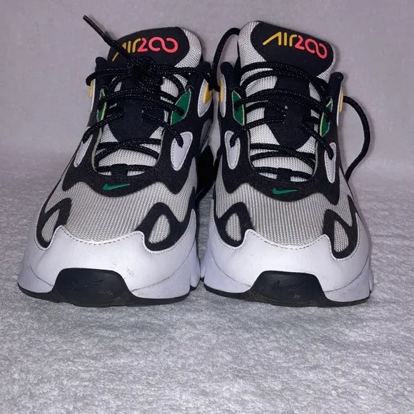 Nike Air Max 200 Rasta Shoes World Stage AT5627-100 Sz 10