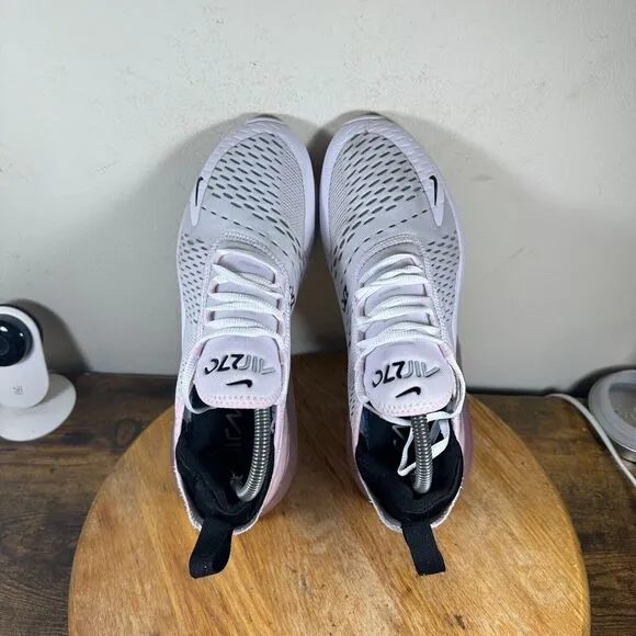 Nike Air Max‎ 270 Men's Size 8 White Black Shoes Sneakers AH8050-100