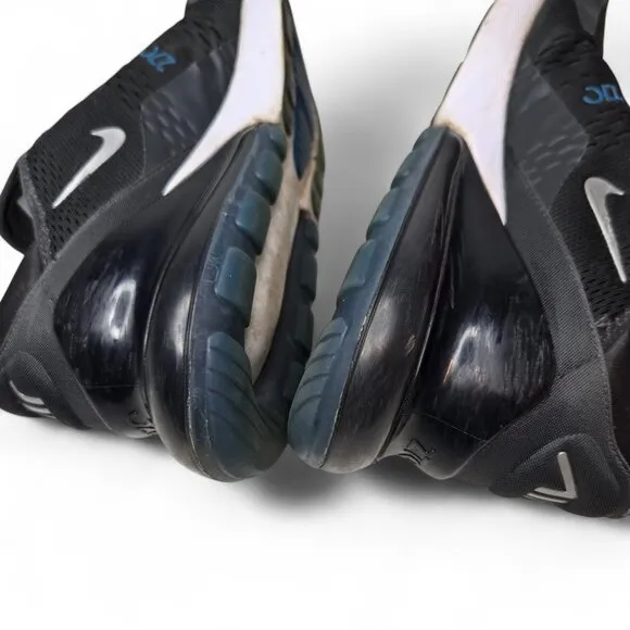 Nike Air Max 270 Shoes Anthracite Industrial Blue FV0380 Running Breathable 13
