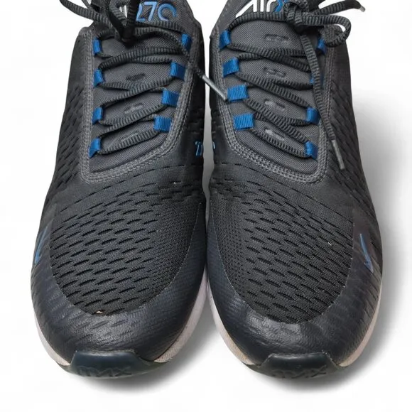 Nike Air Max 270 Shoes Anthracite Industrial Blue FV0380 Running Breathable 13