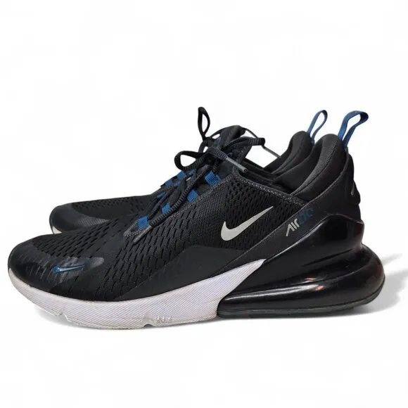 Nike Air Max 270 Shoes Anthracite Industrial Blue FV0380 Running Breathable 13