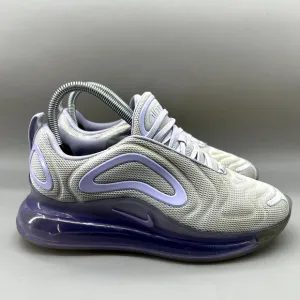 Nike Air Max 720 Running Sneakers Women Size 7 Oxygen Purple White Comfort Shoes
