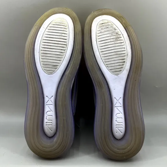 Nike Air Max 720 Running Sneakers Women Size 7 Oxygen Purple White Comfort Shoes