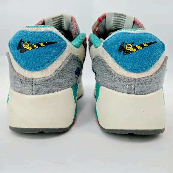 Nike Air Max 90 &quot;Sprung&quot; (PS) Kids' Shoes Phantom Celery Grey Pink DQ7761-001