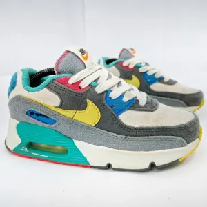 Nike Air Max 90 &quot;Sprung&quot; (PS) Kids' Shoes Phantom Celery Grey Pink DQ7761-001