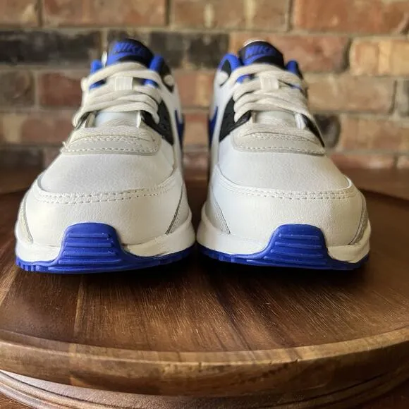 Nike Air Max 90 LTR White Racer Blue Shoes Sneakers Youth 4 Women’s 5.5