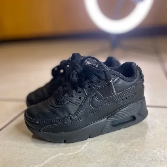 Nike Air Max 90 PS Little Kids` Shoes Black CD6867-001