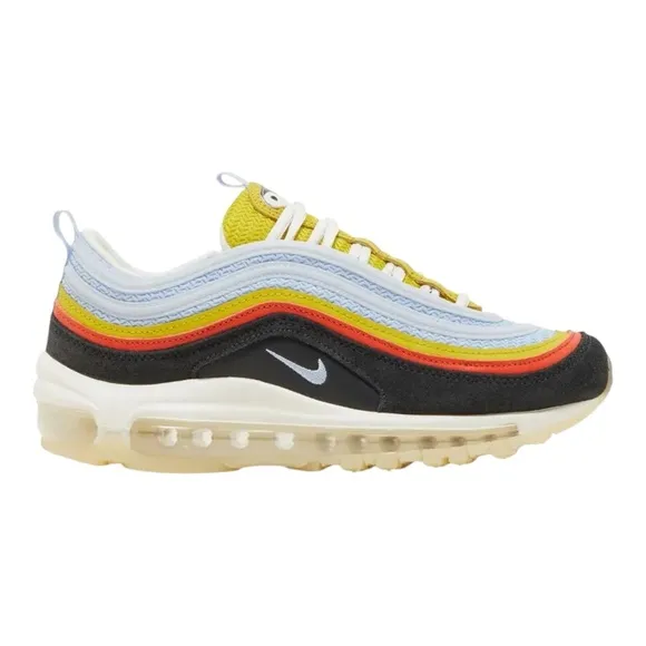 Nike Air Max 97 (GS) &quot;Set To Rise&quot; Kids Shoes SZ 3,5Y Mulitcolor New DV2195-001