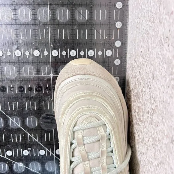 Nike Air Max 97 Women Size 7 917646-301 Barely Green White Training Shoes