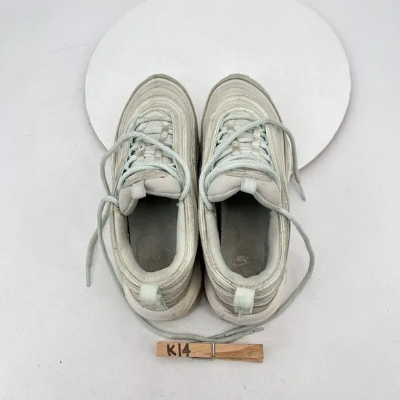 Nike Air Max 97 Women Size 7 917646-301 Barely Green White Training Shoes