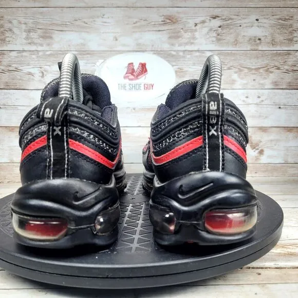 Nike Air Max 97 Women's Size 8 Valentine's Day Black Athletic Shoes