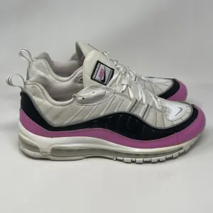 Nike Air Max 98 SE Shoes Mens 10.5 Womens 12 White Black China Rose Pink Sneaker