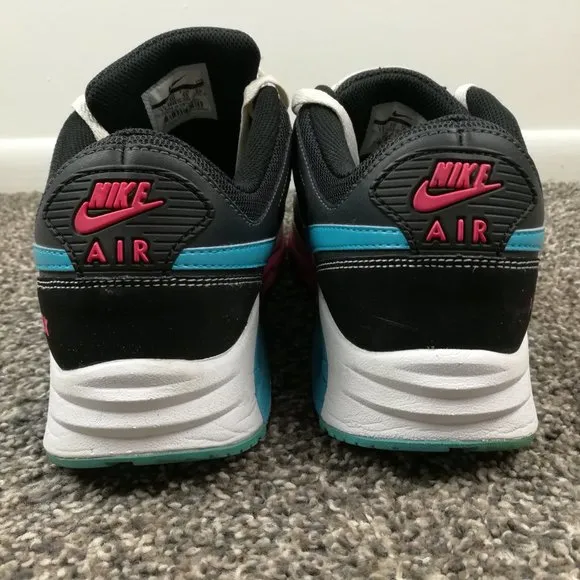Nike Air Max Lunar 443915-002 Size 11 M Black Blue Running Training Mens Shoes