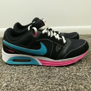 Nike Air Max Lunar 443915-002 Size 11 M Black Blue Running Training Mens Shoes