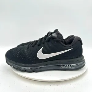 Nike Air Max Men Size 9.5 849559-001 Black Silver white Training Shoes