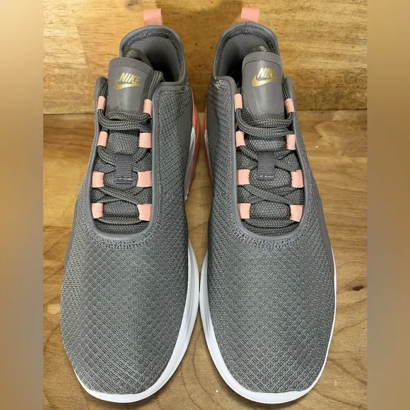 Nike Air Max Motion 2 Womens Size 9.5 Shoes Sneakers Cool Grey Pink Rose