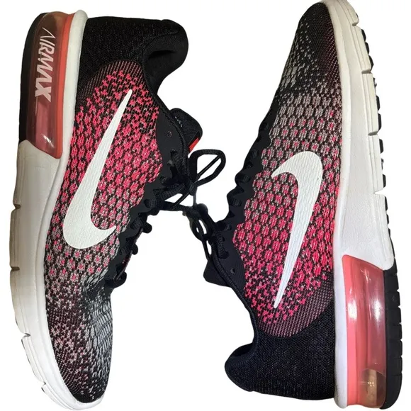 Nike Air Max Sequent 2 Grey Hot Punch Size 11