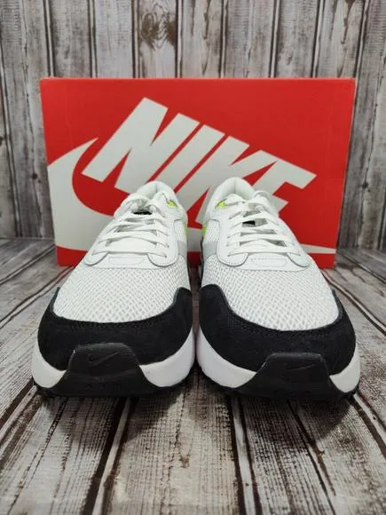 Nike Air Max Systm Men's 11.5 Shoes Sneakers White/Volt/Black DM9537-100 NWB