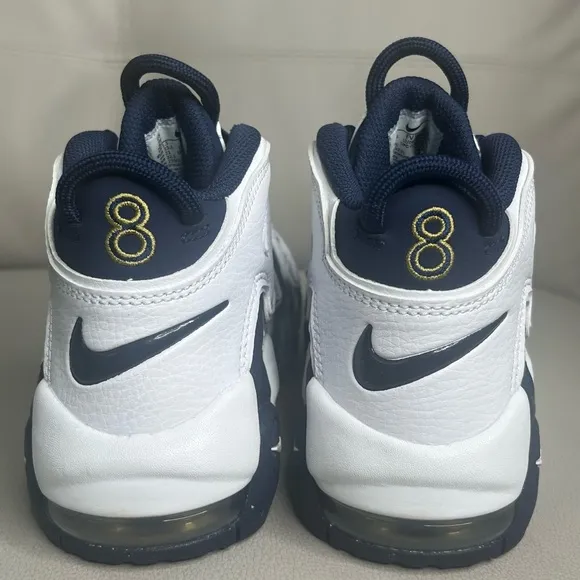 Nike Air More Utempo PS Pre School USA Midnight Navy Size 2Y NEW