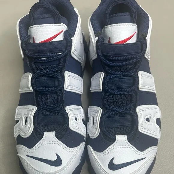 Nike Air More Utempo PS Pre School USA Midnight Navy Size 2Y NEW