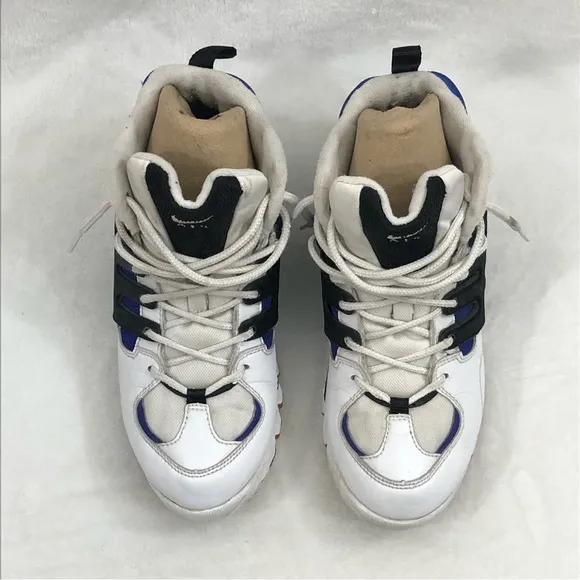 Nike Air Total Body Conditioning White &amp; Blue Athletic Sneakers Shoes Womens 7.5