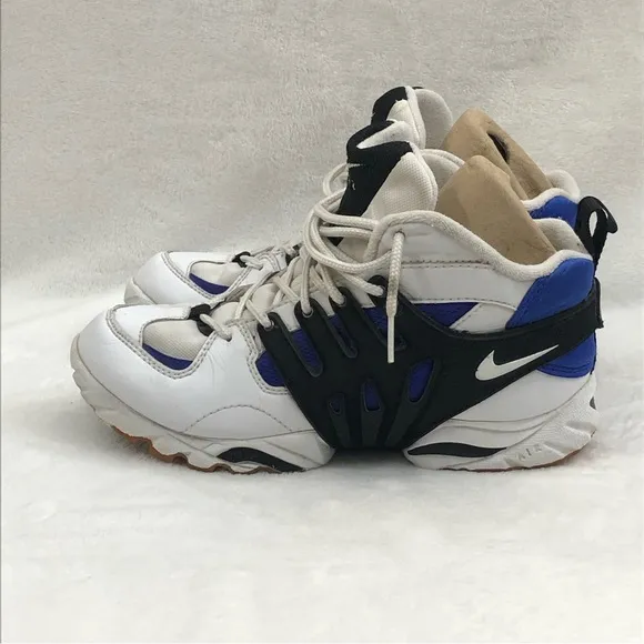 Nike Air Total Body Conditioning White &amp; Blue Athletic Sneakers Shoes Womens 7.5