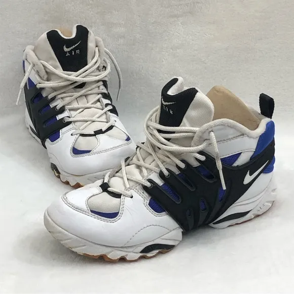 Nike Air Total Body Conditioning White &amp; Blue Athletic Sneakers Shoes Womens 7.5