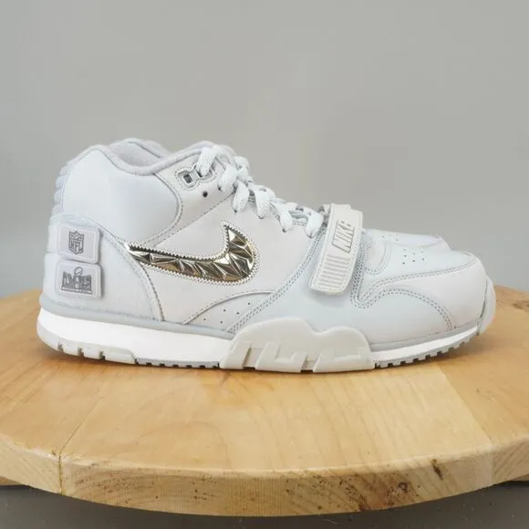 Nike Air Trainer 1 SB LVIII Mens Size 9.5 Shoes Pure Platinum Metallic Silver