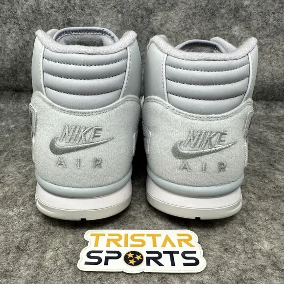 Nike Air Trainer 1 SB LVIII Shoes Mens Sz 14 Pure Platinum Super Bowl FJ6195-002