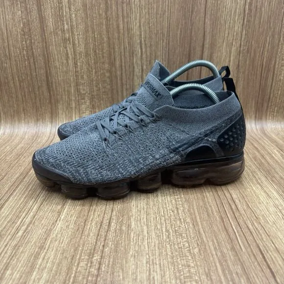 Nike Air Vapormax Flyknit 2.0 Grey Men's Running Shoes Size 8 US/EUR 41