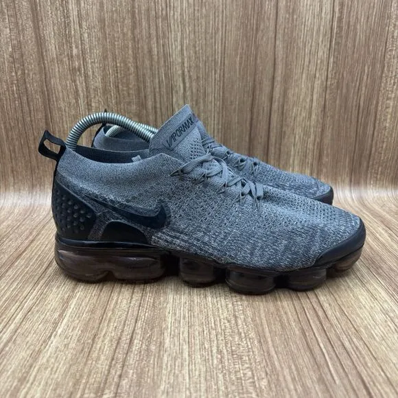 Nike Air Vapormax Flyknit 2.0 Grey Men's Running Shoes Size 8 US/EUR 41