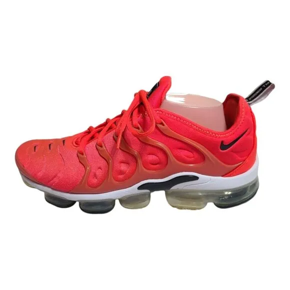 Nike Air VaporMax Plus Men's 10.5 924453-602 Red Running Shoes Sneakers