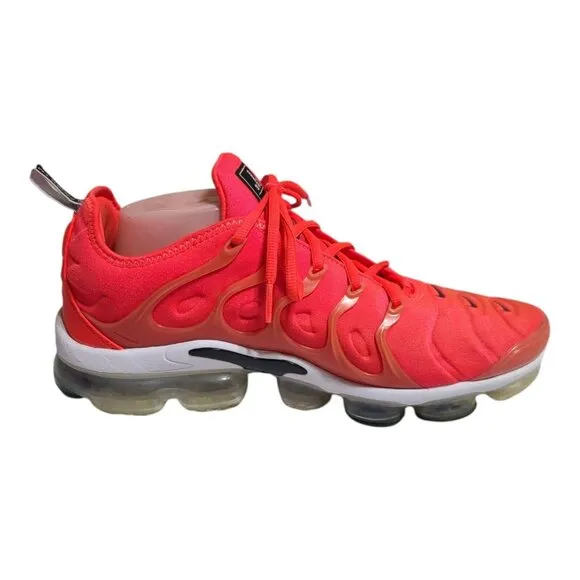 Nike Air VaporMax Plus Men's 10.5 924453-602 Red Running Shoes Sneakers