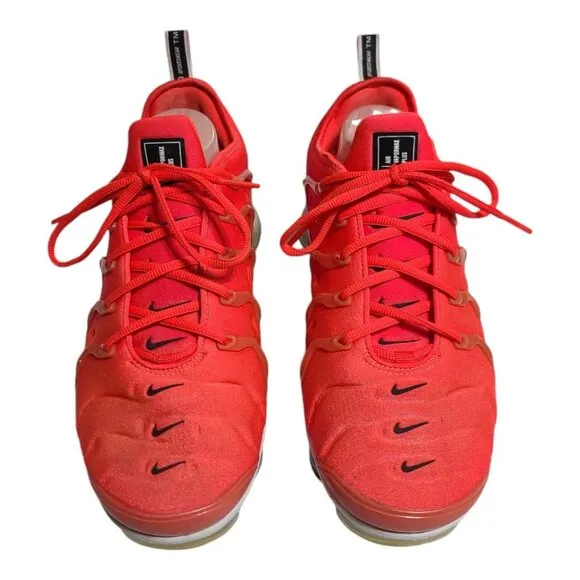 Nike Air VaporMax Plus Men's 10.5 924453-602 Red Running Shoes Sneakers