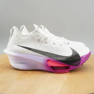 Nike Air Zoom Alphafly NEXT% 3 Women's Size 9 Shoes White Vivid Grape NEW